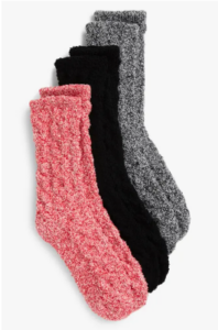 Nordstrom Rack — Assorted 3-Pack Cable Butter Socks